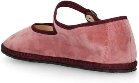 Velvet Ballet Flats for Women Suede Round Toe Cute Mary Jane Flats Slip On Casual Dressy Comfortable Ballerina Shoes in Saudi Arabia