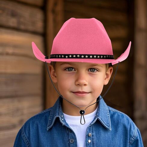 Brown Western Cowboy Hat,Cowboy Costume for Themed Parties Halloween Cosplay in Kuwait