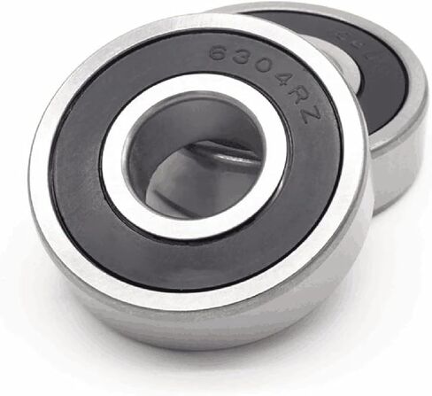 Industrial Precision Motor Spindle Ball Bearing, High Speed Non-Contact Design, Silver and Black, Advanced Ball Technology for Industrial Applications (6202-RZ 15x35x11mm) in Saudi Arabia