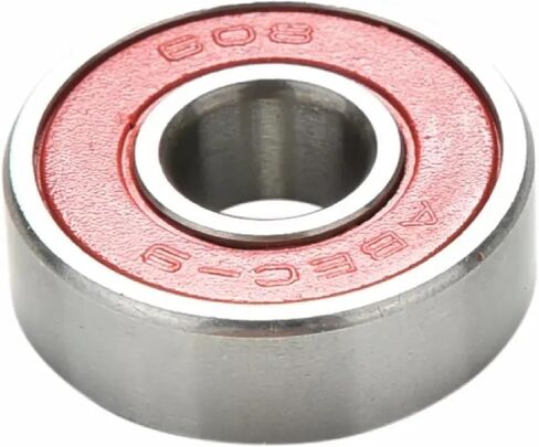 ABEC 9 Stainless Steel Precision Bearings, Red, High Performance, 5 Pack, for Roller Skates, Skateboards, Scooters in Saudi Arabia