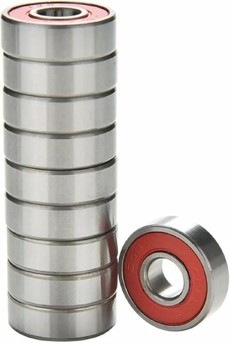 ABEC 9 Stainless Steel Precision Bearings, Red, High Performance, 5 Pack, for Roller Skates, Skateboards, Scooters in Saudi Arabia