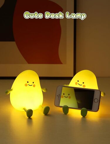 L LOHAS LED Night Light for Kids, Silicone Chick Cute Lamp,3 Level Dimmable,30 Minutes Timer Nightlight for Kids, Bedside Touch Baby Night Light, Soft Lamp in Saudi Arabia