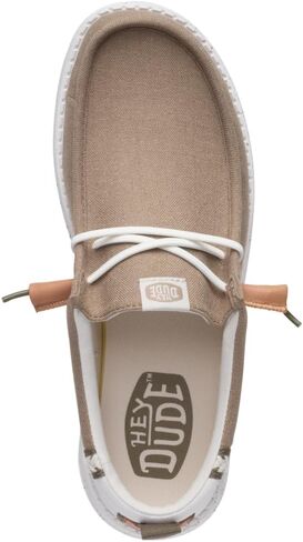 Heydude Wally Craft Linen Timber/Silver Birch Size 13 ، أحذية رجالي ، متسكعون ، مريحون وخفيفون الوزن in Saudi Arabia