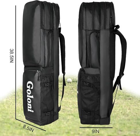 Goloni 4 Stick Field Hockey Bag,Backpack with Independent Shoe Pouch & Multiple Pockets, Fits All Field Hockey Gear in Saudi Arabia