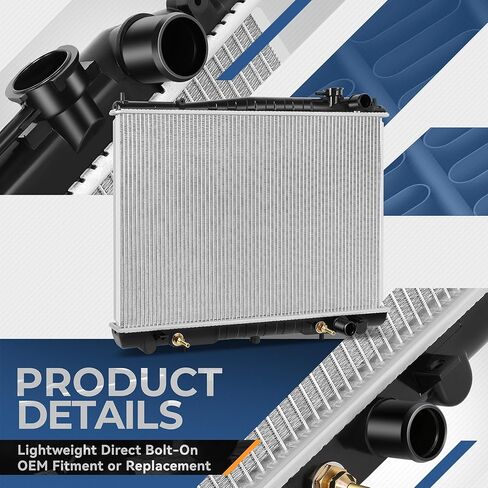 Auto Dynasty Radiator Compatible with 2009-2014 Nissan Cube, DPI 13127 Factory Style 1-Row Cooling Radiator, Aluminum Core in Saudi Arabia