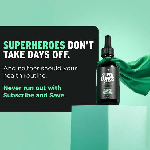 Super Lungs Mullein Drops – Herbal Lung Support Tincture with Mullein Leaf Extract Elderberry Reishi Marshmallow Root – Supports Clear Breathing & Wellness – 2 oz in Saudi Arabia