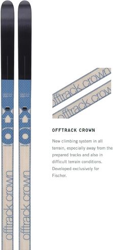 Fischer Traverse 78 Crown/Skin Xtralite Offtrack Cross Country Skis in Saudi Arabia