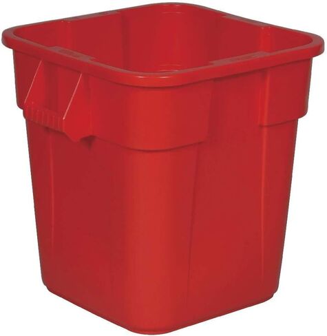 Rubbermaid Commercial Products Square Brute Tote Storage Bin, 28-Gallon, Gray, Easy Clean for Garage/Basement, Pack of 6 in Saudi Arabia