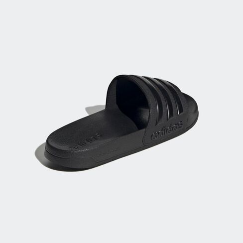 adidas Unisex Adilette Shower Slide Sandal, Black/Silver Metallic/Silver Metallic, 8 US Men in Saudi Arabia