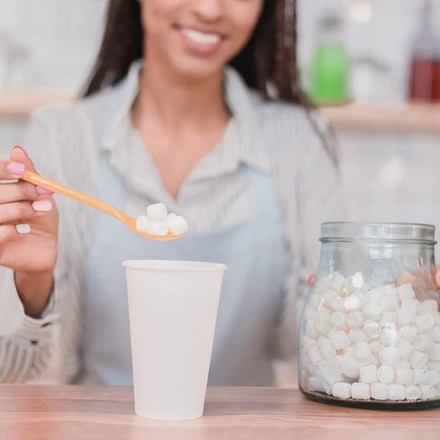 أكواب ورقية بيضاء متعددة الأغراض سعة 6 أونصة (50 قيراطًا) - كوب مشروبات ساخنة لمياه القهوة والشاي والمشروبات الباردة - كوب ورقي لأكواب الاستحمام المنزلية المثالية in Kuwait