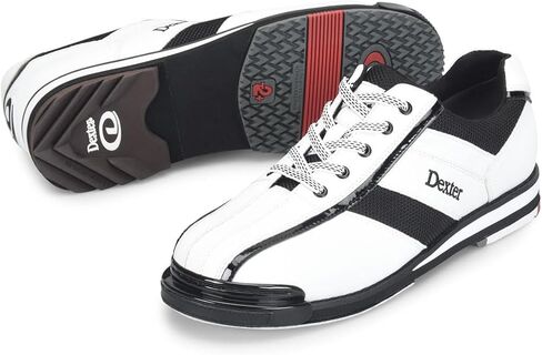 Dexter Mens SST 8 Pro Bowling Shoes - White/Black 10 in Saudi Arabia