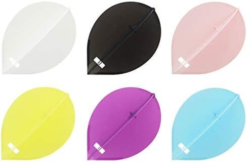 L-Style Flight-L L2s Teardrop Shape Original Dart Flights with Hole for L-Ring - Purple in Saudi Arabia