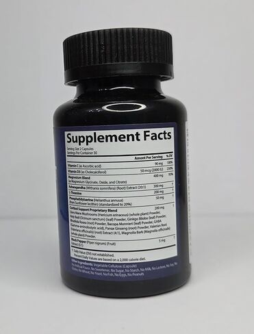Cortisol Supplements for Women and Men with Magnesium, Ashwagandha & L-Theanine. High Cortisol Reducer, Manager, Detox, Lower and Control. Sleep Support & Stress Relief, USA in Saudi Arabia