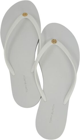 Tory Burch Women's Navy Sea Solid Ankle Strap Flat Flip Flop Sandal - Size 8, Medium Width in Saudi Arabia
