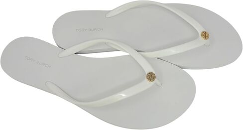 Tory Burch Women's Navy Sea Solid Ankle Strap Flat Flip Flop Sandal - Size 8, Medium Width in Saudi Arabia