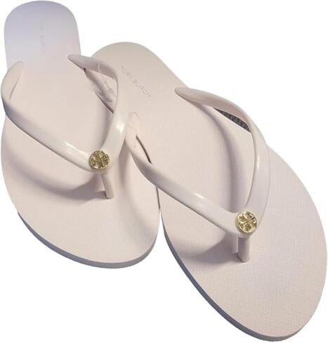 Tory Burch Women's Navy Sea Solid Ankle Strap Flat Flip Flop Sandal - Size 8, Medium Width in Saudi Arabia