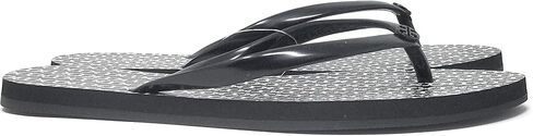 Tory Burch Women's Navy Sea Solid Ankle Strap Flat Flip Flop Sandal - Size 8, Medium Width in Saudi Arabia
