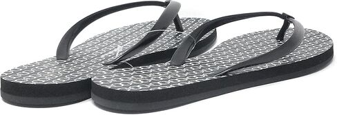 Tory Burch Women's Navy Sea Solid Ankle Strap Flat Flip Flop Sandal - Size 8, Medium Width in Saudi Arabia