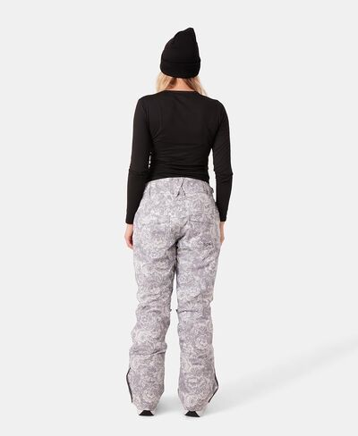 Roxy Women's Backyard Snow Pant – 10K Waterproof Ski & Snowboard Pants, Tailored Fit, Insulated, Grey Combo, X-Small in Saudi Arabia