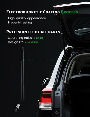1Pair Power Lift Support Shock Strut Compatible with Infiniti QX50 2019-2020,Rear Tailgate Left and Right Side,Replace # 905605NN0A in Kuwait