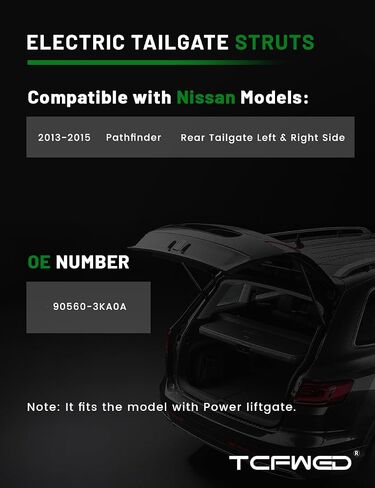 1Pair Power Lift Support Shock Strut Compatible with Infiniti QX50 2019-2020,Rear Tailgate Left and Right Side,Replace # 905605NN0A in Kuwait