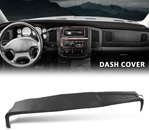 Dash Cover Dashboard Gray Plastic Compatible with Dodge Ram 1500 2002-2005, Fit Dodge Ram 2500 3500 2003-2005 in Saudi Arabia