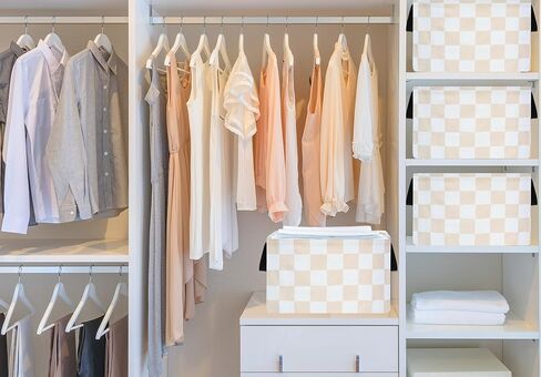 Mother's Day Gift Empty Storage Basket for Women,Baby Organizer Bins Girls Nursery hamper with Handles Closet Shelf Cube Storage Box for Kids Toys Books,Room Decor(Flower Love) in Kuwait