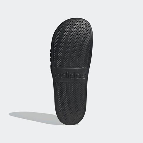 adidas Unisex Adilette Shower Slide Sandal, Black/Silver Metallic/Silver Metallic, 6 US Men in Saudi Arabia