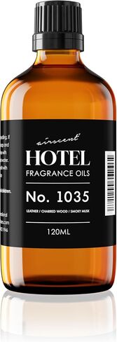 Hotel Diffuser Oil Inspired by Gramercy Park's Cade 26 Scent - AirScent No. 1035 Fragrance Oil Blend - 10 mL, 0.34 fl oz Glass Dropper Bottle for Aromatherapy Diffusers and Humidifiers in Kuwait
