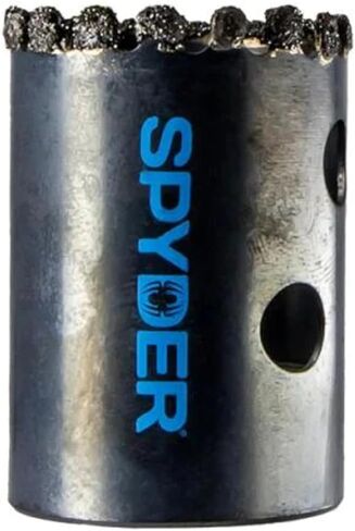Spyder 1-1/4-Inch Diamond Edge Hole Saw Bit, for Glass, Tile, Marble, Granite, Cement Board, Masonry and More (600857) in Kuwait