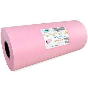 IDL Packaging 18" x 1000' Natural White Butcher Paper Roll – Moisture Resistant Kraft Wrapping Paper for Cooking or Packing – Unwaxed BBQ Butcher Paper Wrap for Smoking Meat and Fish