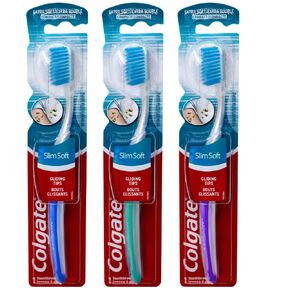 Birsppy Colgate Toothbrush Slimsoft Ultra Soft Pack 3 pcs.