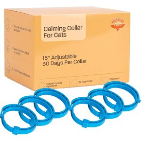 2 Pack Calming Collar for Cats - Calming Cat Collar, Cat Pheromone Collar, Cat Calming Collar for Anxiety - Efficient Relieve Reduce Stress Relief for Cats, Ideal for Meowing and Anxiety Reduction