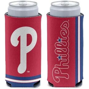 MLB Philadelphia Phillies Slim Can Cooler, Team Colors, One Size
