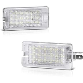 VIPMOTOZ Full LED Luggage Compartment Light Trunk Lamp Assembly Replacement For Kia Forte Optima Rio Hyundai Elantra Genesis Sonata Veloster - 6000K Diamond White, 1-Piece