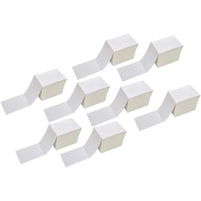 LabelMore 4x6 Thermal Labels, Shipping Labels with Perforations for Thermal Printer(250 FanFold Labels), Permanent Adhesive, White Thermal Labels