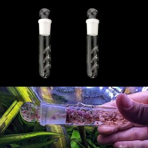 2 Pack 3 Holes Planaria Trap for Aquarium Bristle Worm Catcher Snail Trap for Fish Tank Leeches Catcher for Cherry Shrimp Tank