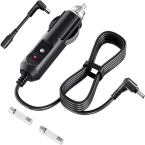 DC12V Car Charger for Inogen One G2 G3 G4 G5 Inogen Oxygen BA306 BA301 Inogen BA-306 BA-301 Concentrator Dash Camera Car Power Suppl Adapter Cord