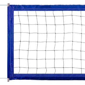 W.F&STAUB Sport Regulation Size Indoor/Outdoor Professional Volleyball Net with Aircraft Steel Cable Top and Bottom, Volleyball Net for Backyard Pool Schoolyard Beach