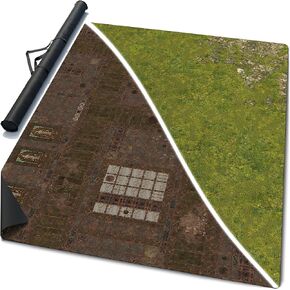 Warzone Studio 30 x 22 inch Double-Sided Rubber Battle Mat: Depalemon + Homeland + Bag