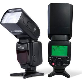 Commander Optics Electronic Flash for Sony Alpha Cameras Model A7 A7R A7S A7-II A7-III A7R-II A7R-III A7S-II A6300 A6000 Etc Fully Automatic E-TTL 1/8000s HSS 2.4G Wireless High Power in Kuwait