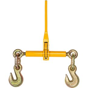 US Cargo Control Peerless Ratchet Binder Plus Load Binder (2 Pack), 1/2-5/8 Inch Chain for Grade 70 or Grade 80, 18,100 lbs. Working Load Limit, Use Ratchet Binder for Flatbed Trailer or Truck.