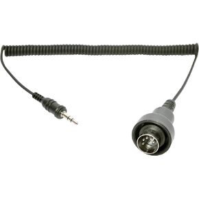 Sena SC-A0121 3.5mm Stereo Jack to 5-Pin DIN Cable for Honda Gold Wing , Black
