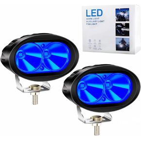 NWpangu LED Forklift Lights Blue Safety Spot Lights Warning Lights Zone Boundary Lights for Warehouse Pedestrians Logistics Center, 12V-80V, 1100LM, 2PCS