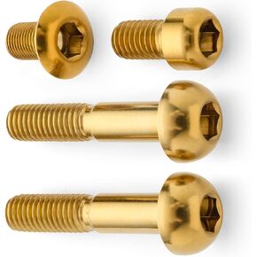 Terske Gold Titanium Brake & Shift Lever Mountain Bike Bolt Kit fits SRAM Matchmaker in Kuwait