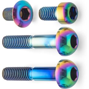 Terske Gold Titanium Brake & Shift Lever Mountain Bike Bolt Kit fits SRAM Matchmaker