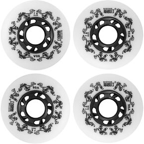 4-Pack Inline Skate Wheels Outdoor 90A Freestyle Durable Tire72mm 76mm 80mm for Choose Hockey Roller Blades Replacement Wheel in Saudi Arabia