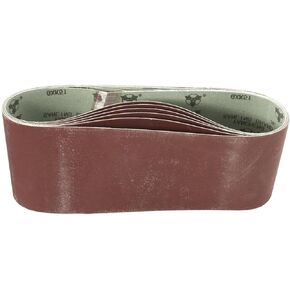 BOXONLY 4 x 24 Inch Aluminum Oxide Sanding Belt for Belt Sander 800 Grit 6pcs