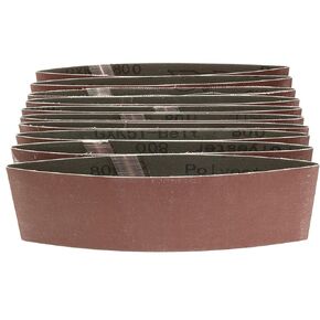 BOXONLY 3 x 18 Inch Aluminum Oxide Sanding Belt for Belt Sander 36 Grit 10pcs