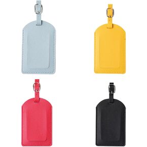 LAGEBONA Luggage Tags for Suitcases,Suitcase Tags,Bag Tags,Travel Tags,Personalized Luggage Tags,Luggage Markers for Easy Identification,Leather Luggage Tag,Baggage Tag for Air Travel in Kuwait